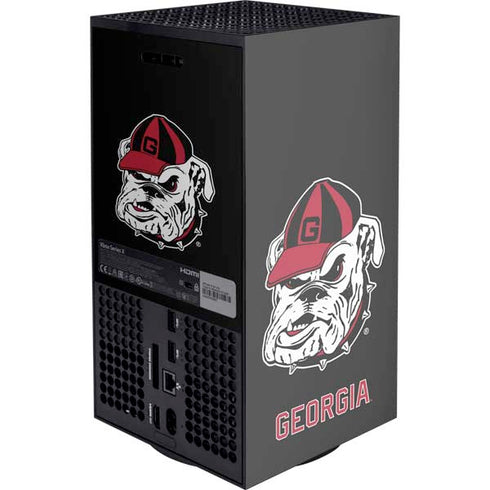 University of Georgia Bulldogs Mascot XBox Series X Digital Edition Console Skin